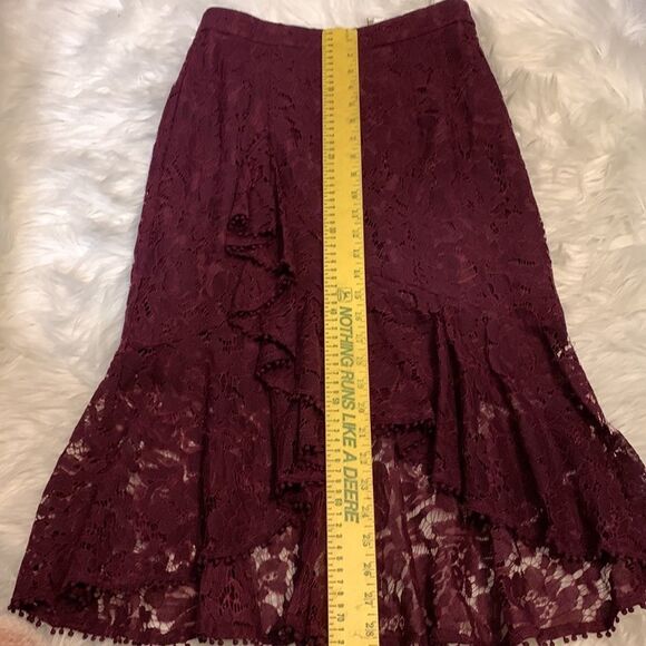 DO+BE TWO PIECE LACE SKIRT/TOP SET in purple - Picture 13 of 13